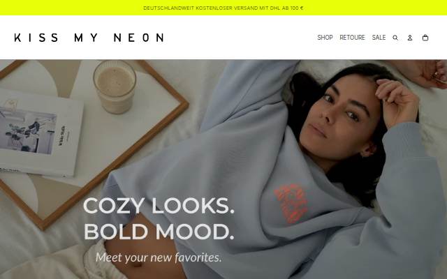 Vitrine de Kiss My Neon