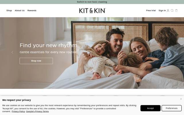 Kit &amp; Kin storefront