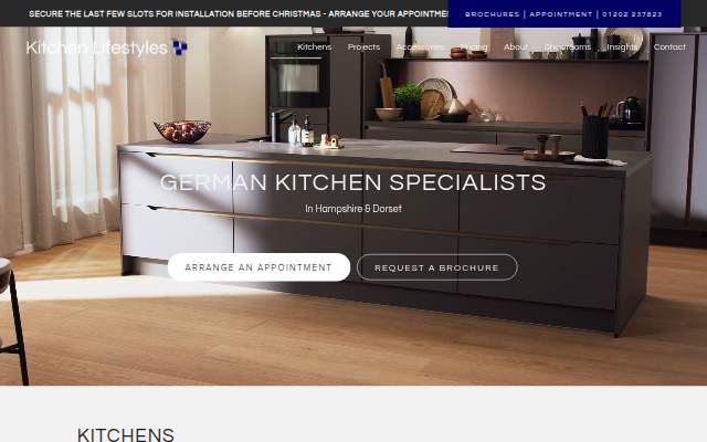 Kitchen Lifestyles storefront