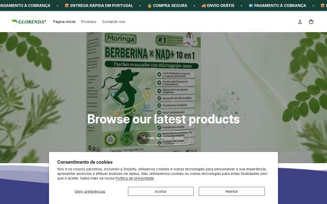 GLORENDA® storefront