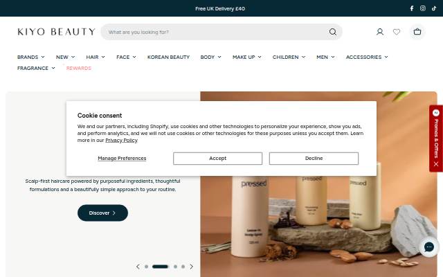 Kiyo Beauty storefront