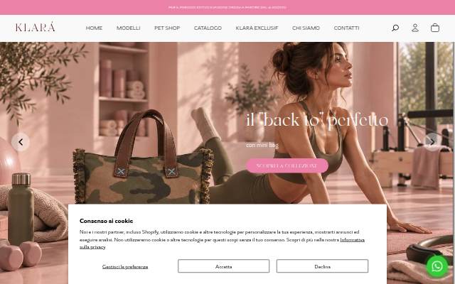 KLARÀ BAG storefront