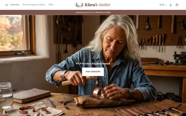Escaparate de Klara's Atelier