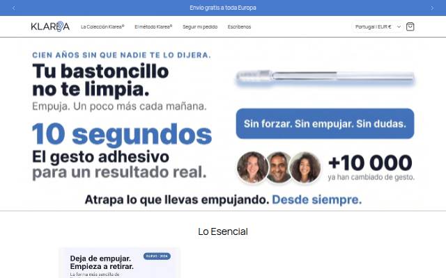 KLAREA® España storefront