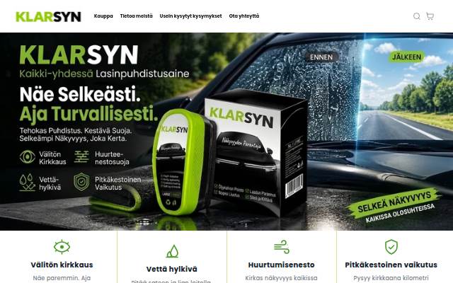 KLARSYN Suomi storefront