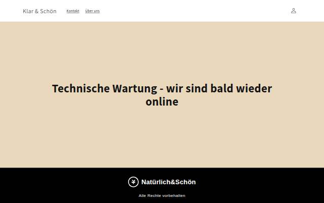 Klar &amp; Schön storefront