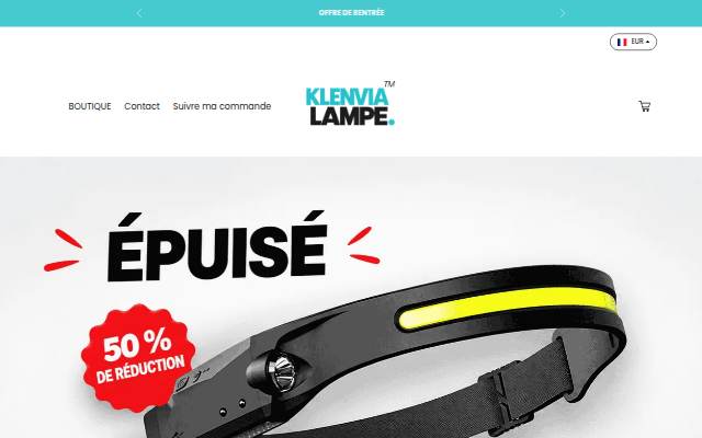 Startseite von Klenvia