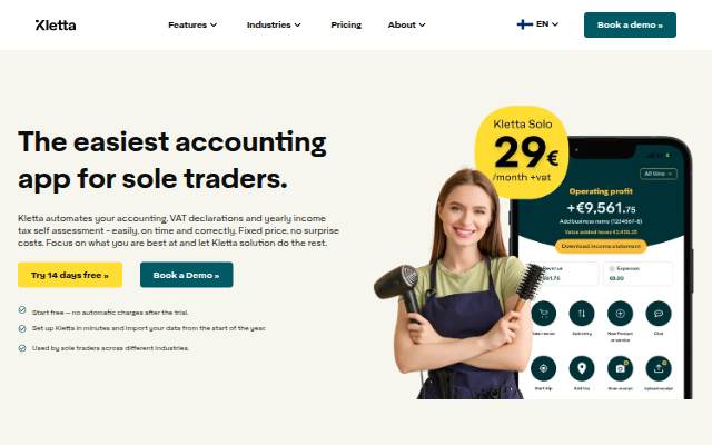 The easiest accounting app on the market for sole traders storefront