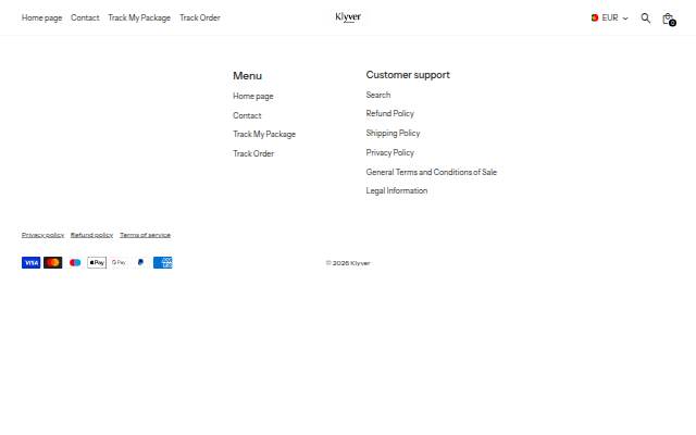 Klyver storefront
