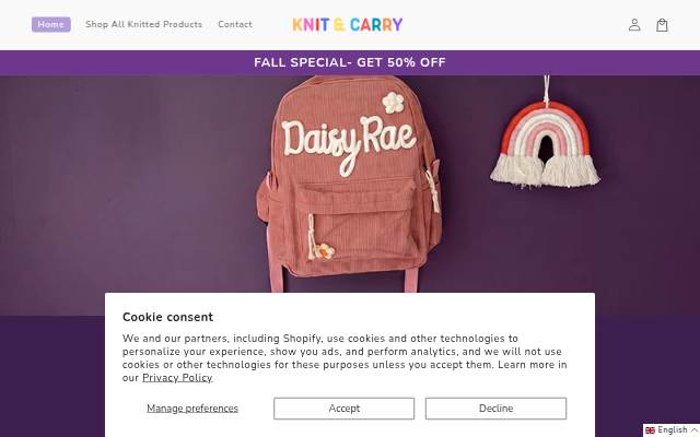 Montra da Knit &amp; Carry