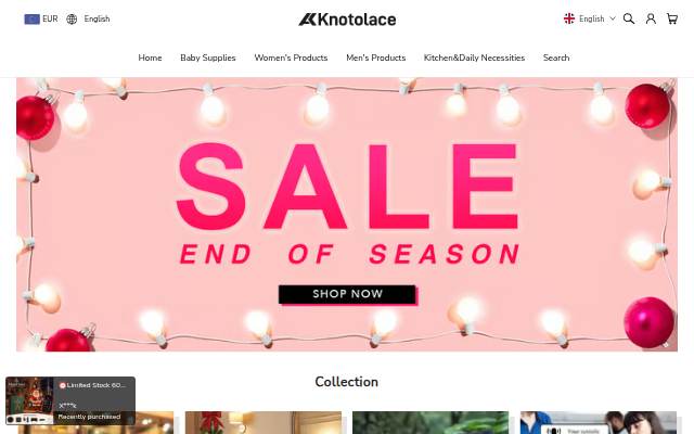 Knotolace storefront