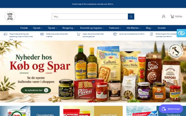 Køb og spar storefront