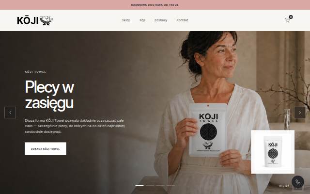 Startseite von Koji.pl