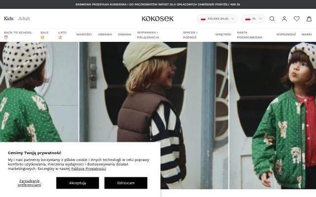 Kokosek storefront