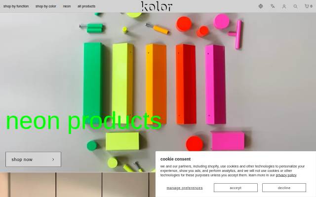 kolor.de storefront