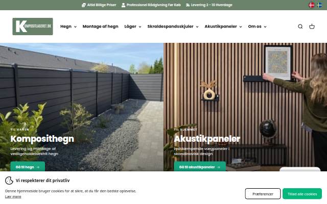 KOMPOSITlageret storefront
