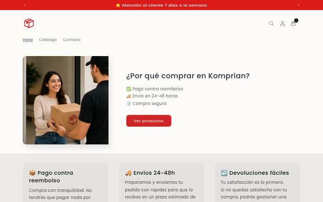 KOMPRIAN storefront