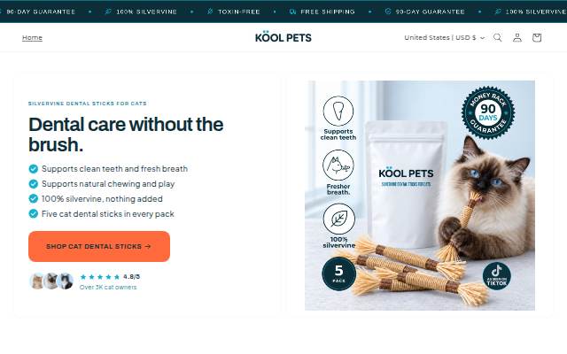 Startseite von KÖOL PETS