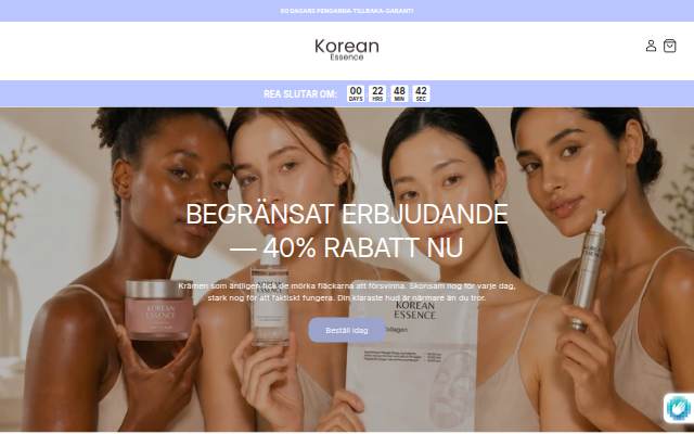 Korean Essence SE storefront
