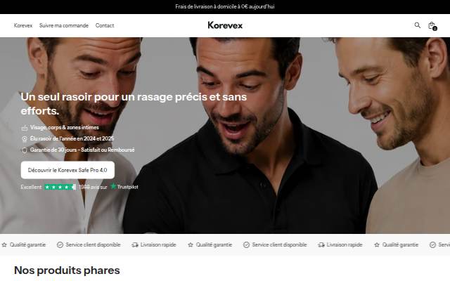 Korevex storefront