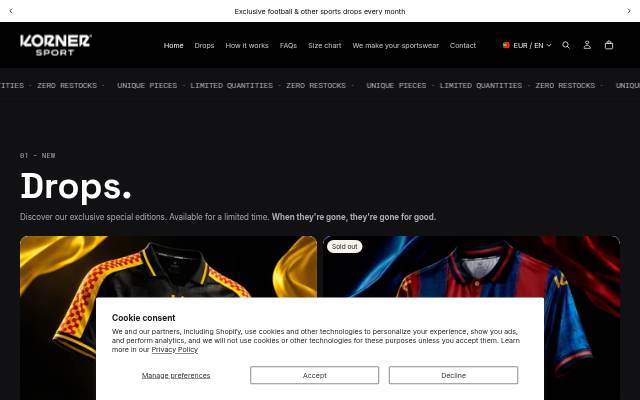 Korner Sport storefront