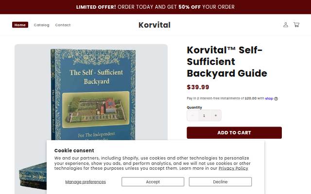Korvital storefront