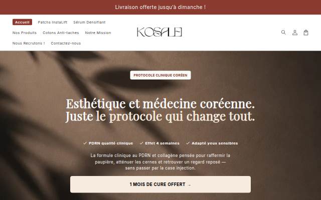 KOSALEI storefront