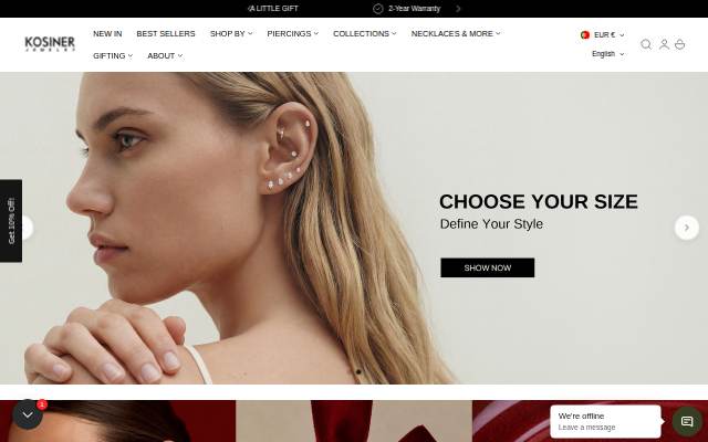 Kosinerjewelry storefront