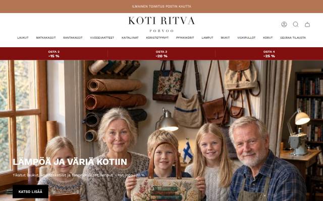 Startseite von Koti Ritva Porvoo
