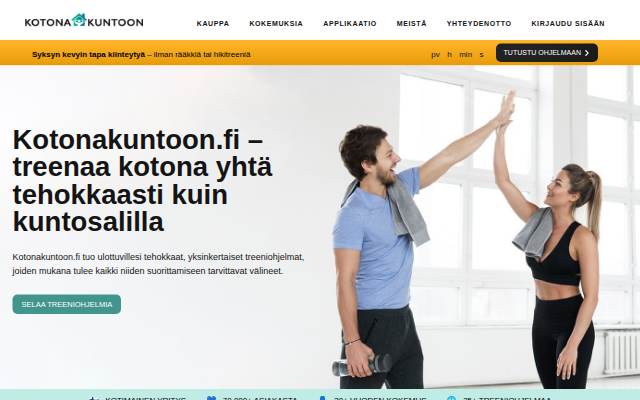 Kotona kuntoon storefront