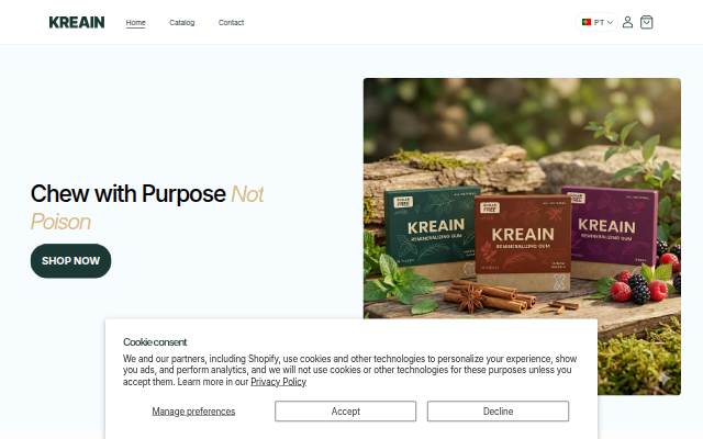 Kreain Co. storefront