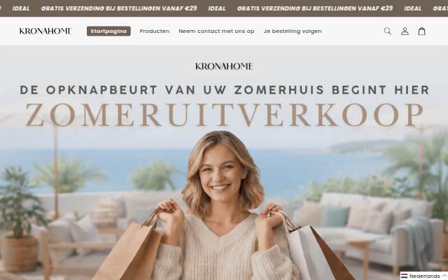 KronaHome.com storefront