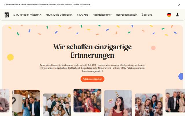 Bleibende Erinnerungen mit KRUU storefront