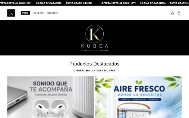 KUBEA storefront