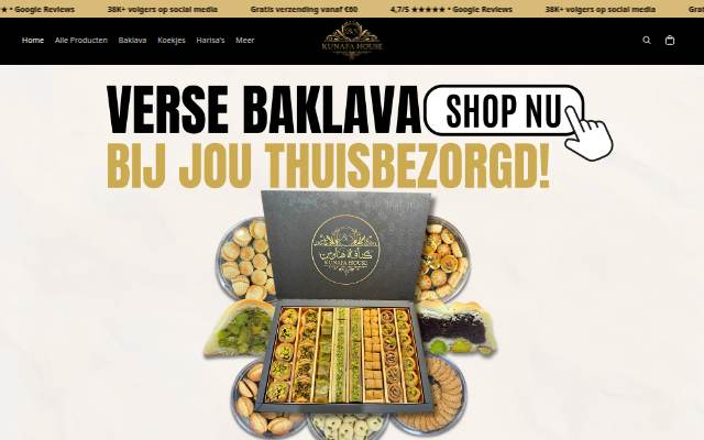 Kunafa House storefront