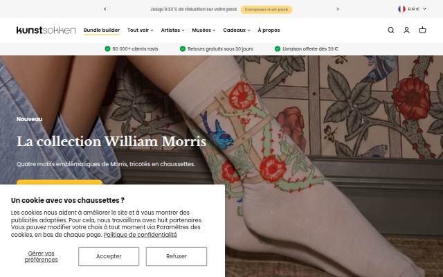 Startseite von Kunstsokken