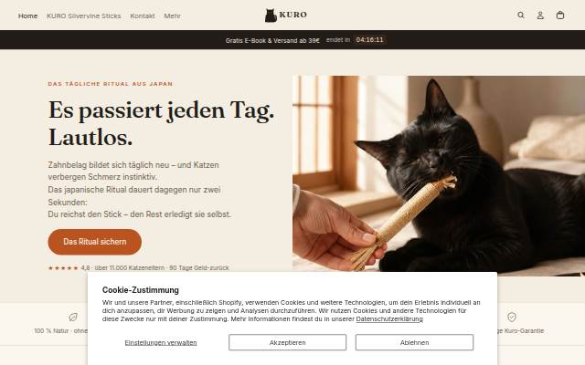 Kuro storefront