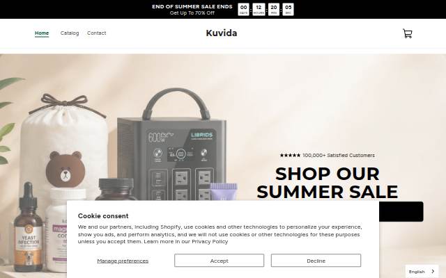 Kuvida storefront