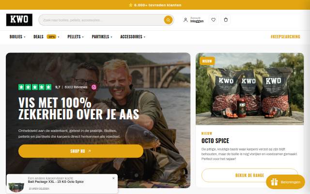Startseite von KWO Shop
