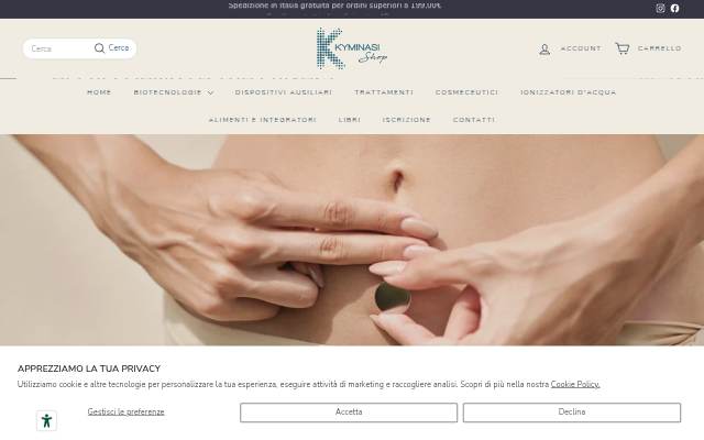 Startseite von Kyminasi Shop