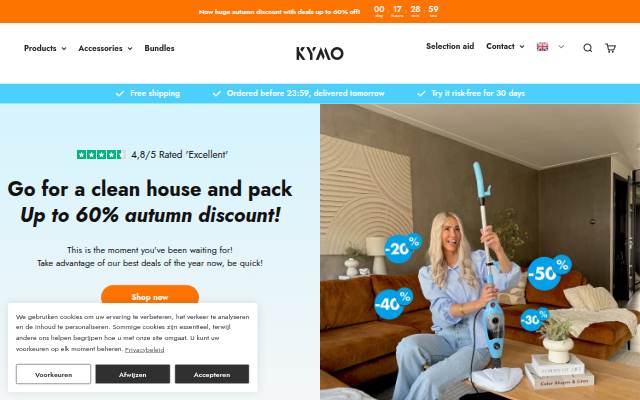 Startseite von Kymo Cleaning