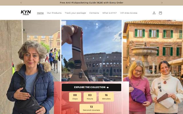 Kyn-Italia storefront