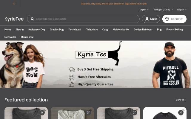 KyrieTee storefront
