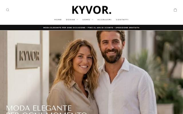 KYVOR storefront