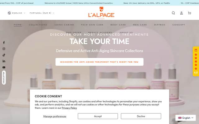 Montra da L'ALPAGE Suisse