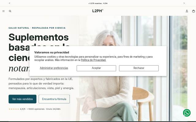 L2PHARMA storefront