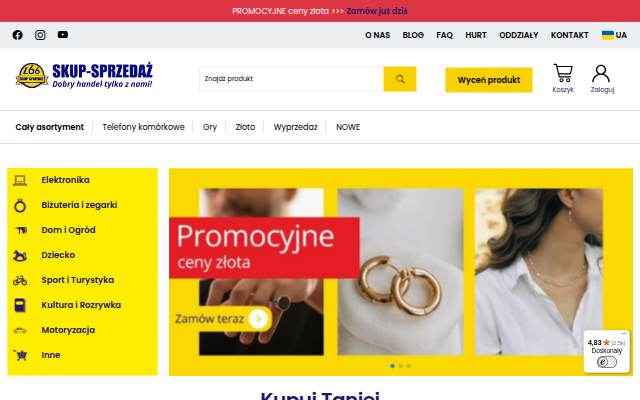 Startseite von L66 SKUP SPRZEDAŻ WYCENA