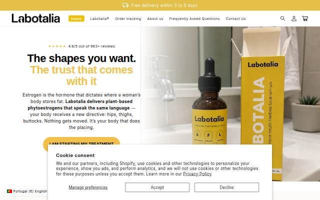 Labotalia storefront