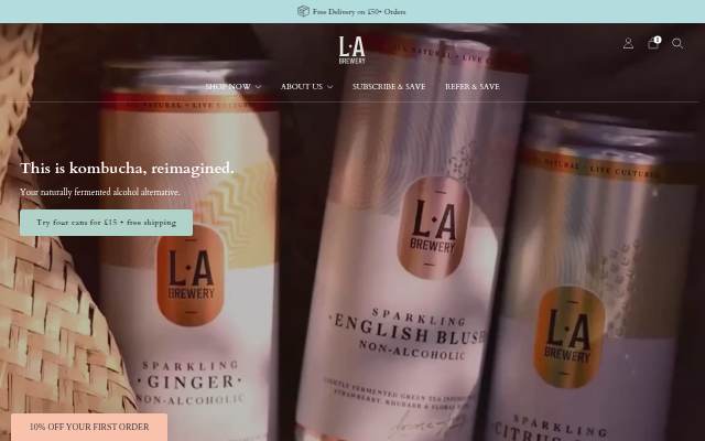 L.A Brewery storefront
