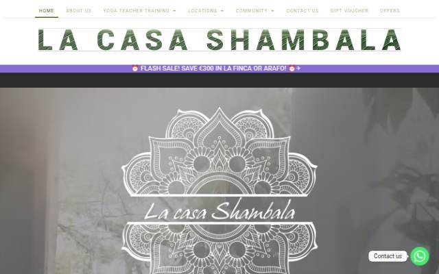 La Casa Shambala storefront